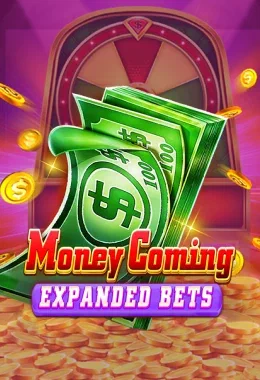Ilustração de Money Coming Expanded Bets com o nome completo da edição